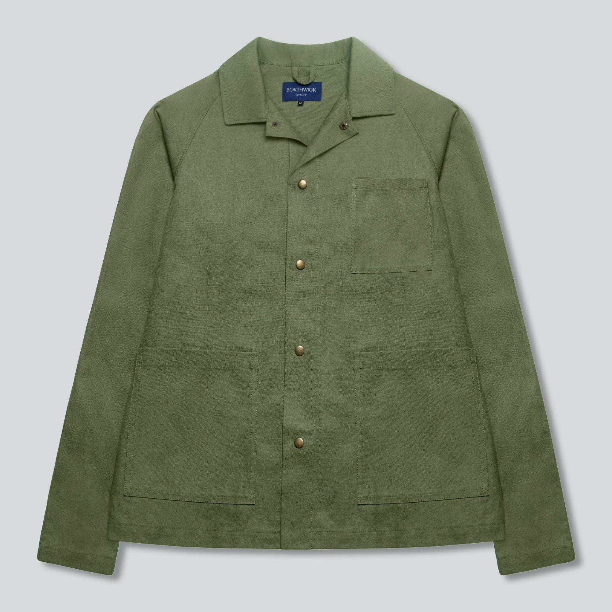 Men's Olive Chore Coat | Workwear Jacket | Made in Scotland