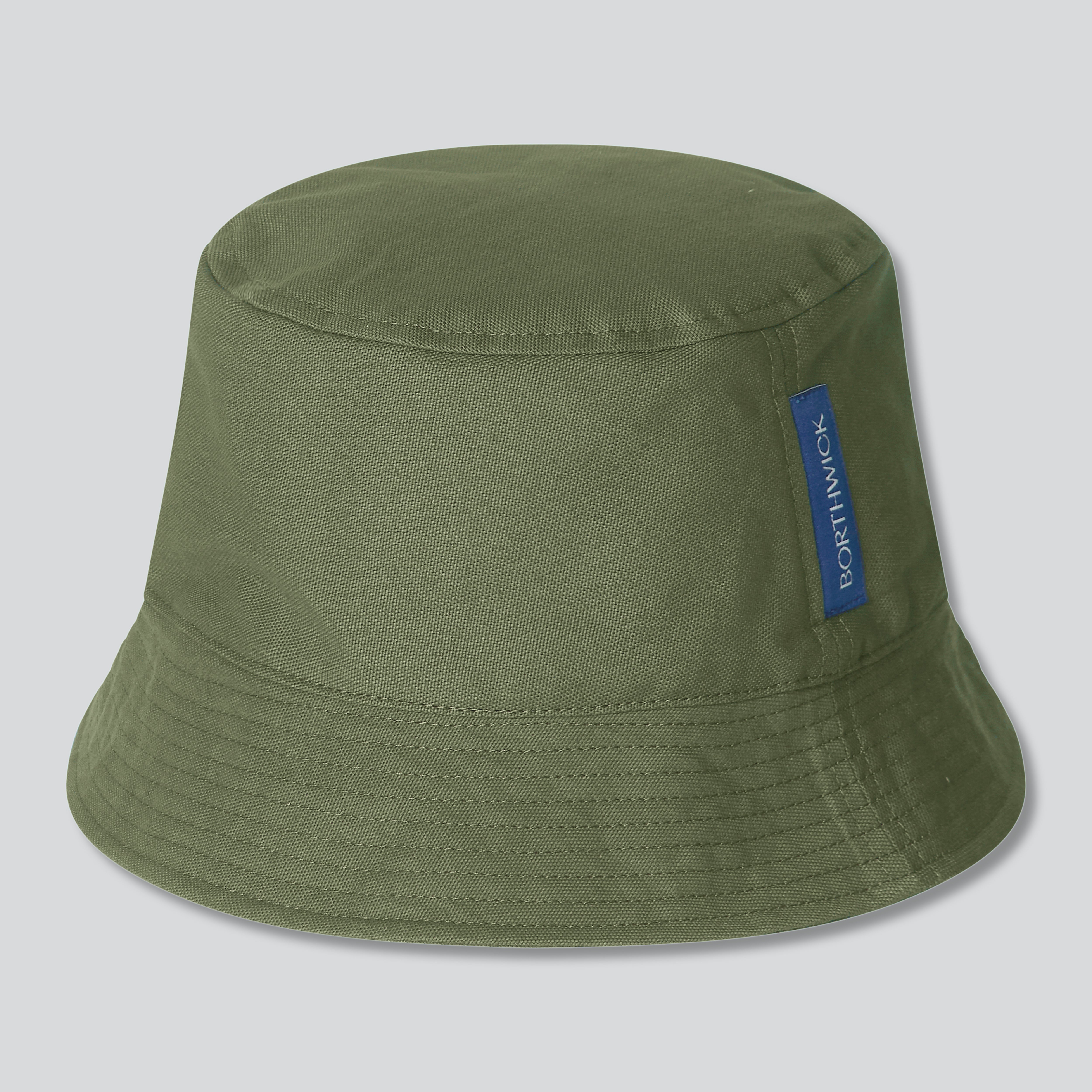 Olive Canvas Bucket Hat | Staples Collection | Made in Scotland