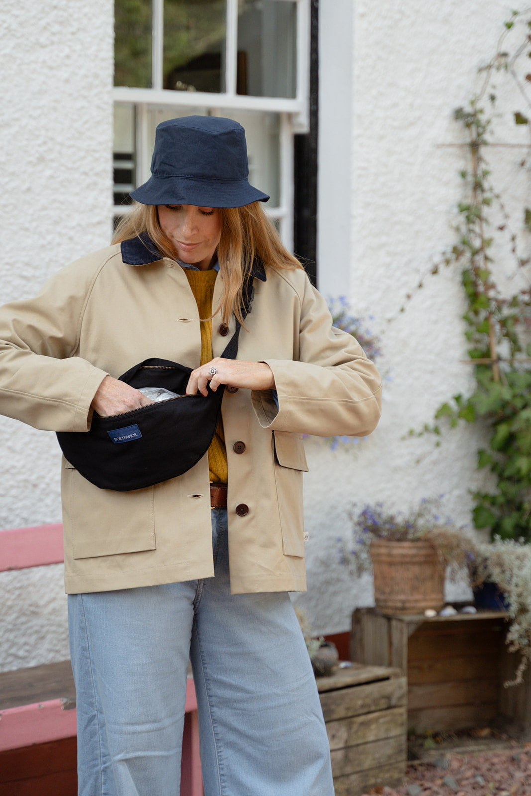 Staples sling bag