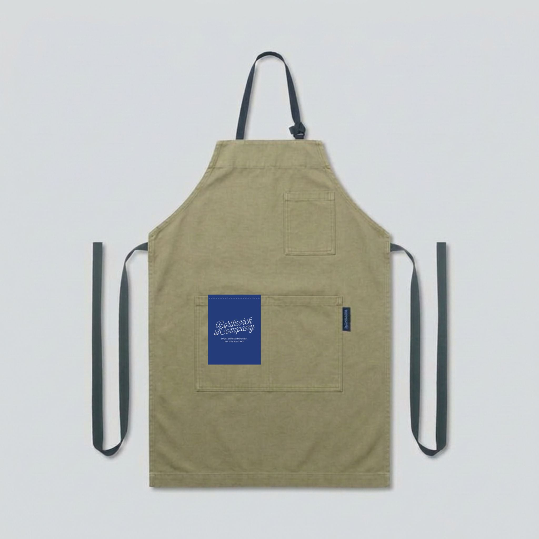 Full bib apron | Stone