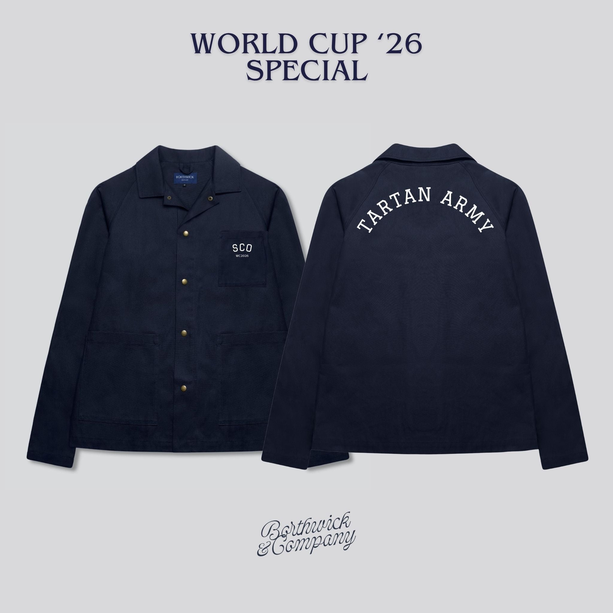 world cup special 2026 tartan army chore coat